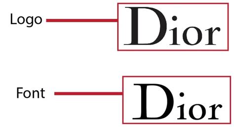 dior luxury font